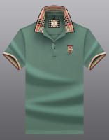 Nueva moda de verano para hombre, polo corto, camiseta con cuello bordado, tops de media manga, ropa - details 7