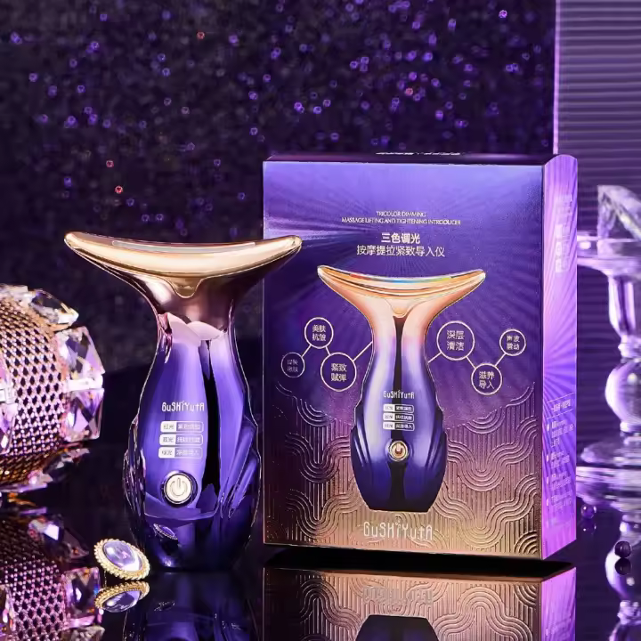 Masajeador Facial EMS Antiarrugas Máquina de Belleza para Elevación y Tensión de la Piel - 1