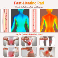 Almohadilla calefactora multifuncional, manta eléctrica, cinturón, pegatina mágica para mantener el calor, artefacto para piernas, Abdomen, manos, cuerpo, oficina y hogar - details 1
