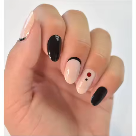 MEJOR MANI PARA TODOS UÑAS ADHESIVAS CON NAIL ART - 1