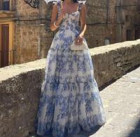 Tirantes de vestir estampados para mujer, ropa con hombros descubiertos, nueva moda de primavera y verano. - details 5
