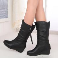 Otoño Invierno botas de mujer tacones de cuña botas martin zapatos - details 2