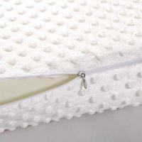 Almohada de Espuma de Memoria Rebote Lento para Cuidado de la Salud y Comodidad en Dormir NUBECOM Almohada Ortodóntica de Felpa Corta y Algodón de Memoria Forma Estándar Hecha en China - details 9