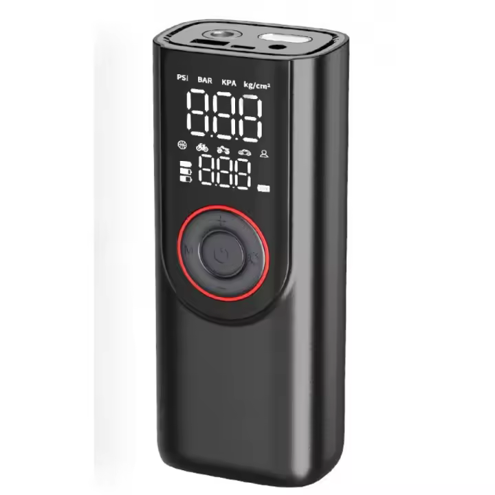 Infladores de neumáticos, compresores de aire portátiles, bombas de neumáticos sin cable de 150 PSI, bombas de aire para coches, motos, bicicletas, balón con manómetro y luces LED - 1