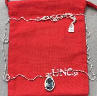 Collar de cristal azul clásico de moda Uno de - Regalo romántico para festividades, accesorio encantador - details 1