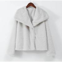 Abrigos de piel sintética esponjosos con solapa marrón Vintage para mujer, chaquetas gruesas y cálidas de manga larga, prendas de vestir informales de calle para invierno 2024 - details 9