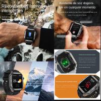 Reloj Inteligente Para Hombres Con llamadas Bluetooth, frecuencia cardíaca, respuesta de pasos - details 3