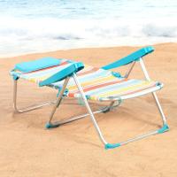 Sillas reclinables para playa, jardín, terraza o camping, medidas 48x60x90cm, altura 28cm, ligeras, 5 posiciones, incluye asa de transporte - details 39