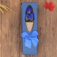 Bonito ramo de rosas romántico, regalo hecho a mano, caja de regalo de flores para Festival, elegante ramo de lazo, decoración de aniversario - details 7
