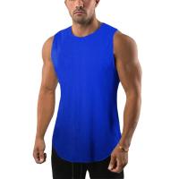 Camiseta sin mangas de malla para hombre, chaleco de Fitness, culturismo, entrenamiento, gimnasio, moda de verano - details 6