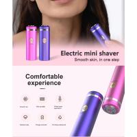 Removedor de vello facial para mujeres, recortador de cejas, pelo de nariz, mini navaja de bikini, moldeador preciso, depiladora recargable portátil para Li - details 0