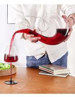 Separador de vino creativo en espiral de cisne de cristal de alta calidad, botella de champán para bar en casa, 1500ml - details 7
