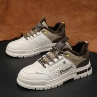 Terciopelo superior de piel caliente top bajo plataforma deportiva aumento de altura retro patchwork color cordones zapatos casuales para hombre - details 4