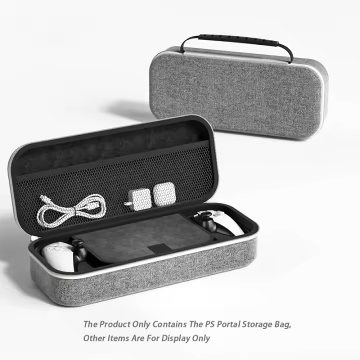 BLUEKAKA Estuche de almacenamiento de transporte para máquina de juegos, funda de almacenamiento, bolsa de mano de viaje, Compatible con consola con mango de Portal PS - 1