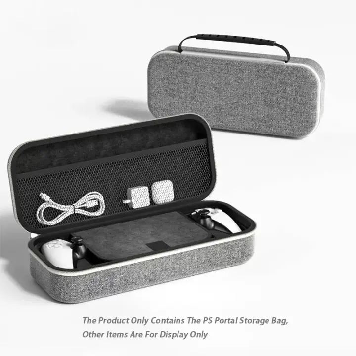 Bolsa Portátil para Consola de Juegos PS Portal Material de Tela Resistente a Rasguños Compatible con PS5 Accesorios de Carpo EVA Duro - 1