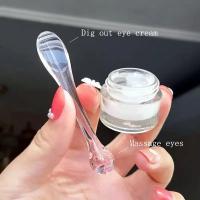 Cuchara aplicadora de Crema para Ojos, rodillo transparente, palo de masaje, espátulas cosméticas, máscara Facial antiarrugas - details 0