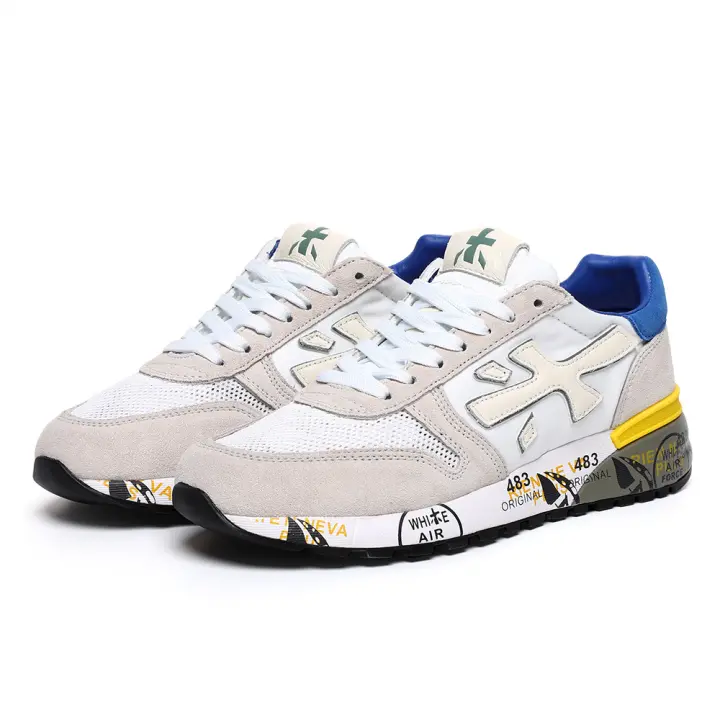 Nuevos zapatos masculinos de moda para todos los días con zapatillas deportivas casuales de cuero retro transpirable de suela gruesa - 1