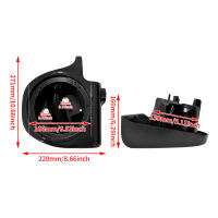 Carenado inferior ventilado para motocicleta, Cajas de altavoces de 6,5 pulgadas, color negro, para Harley Touring Electra Street Glide Ultra Classic FLHR 93-2013 - details 8