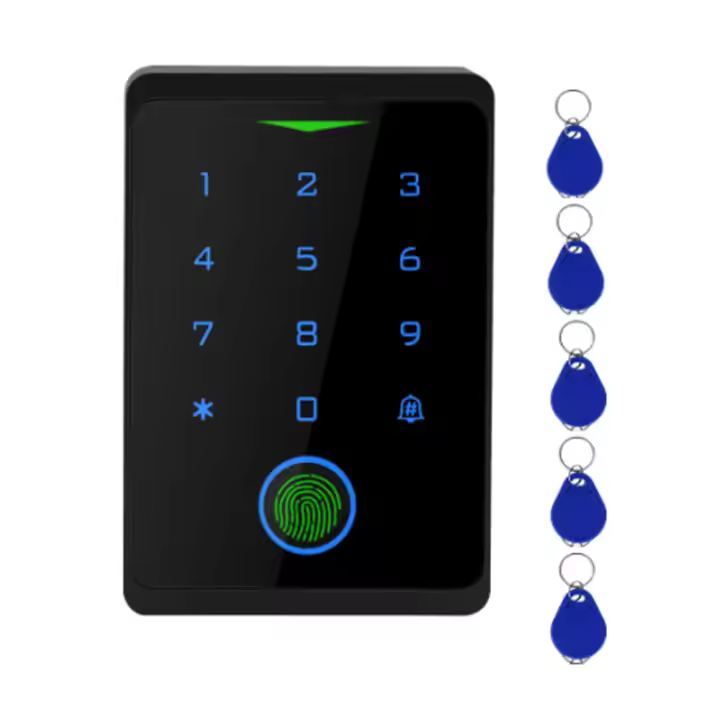 Sistema de Control de Acceso Elecpow 2.4G Wifi Tuya APP Kit de Recuerdos RFID y Huella Dactilar Sistema de Cierre Magnético para Puerta Eléctrica Impermeable - 1