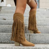 Botas largas informales para mujer, zapatos martin para exteriores - details 8