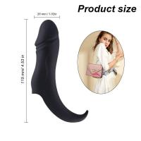 Leten-vibrador portátil de dedo de 10 velocidades, punto G de silicona, masaje vibratorio para clítoris, producto erótico para adultos, Juguetes sexuales para mujer - details 6