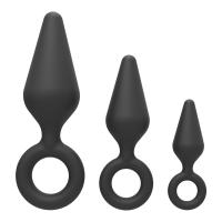 Tapón Anal de silicona para principiantes, masajeador de próstata negro impermeable, Juguetes sexuales anales para mujeres, masaje Anal para adultos - details 4