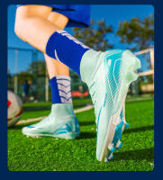 Botas de fútbol para hombre de caña alta con tacos largos y TF |   Zapatillas Profesionales para Entrenamiento - Tallas 35-45 - details 12