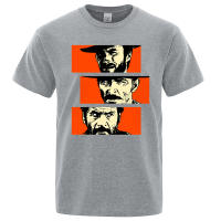 Camiseta con Estampado de el Bueno el Feo y el Malo para Hombre, Prenda de Algodón, Escote Redondo, Película de Vaqueros, Tuco, Ojos de Ángel, Rubio, Ropa de Alta Calidad - details 7
