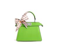 Bolso de hombro de piel auténtica con banda para el cuello para mujer, novedad de Primavera de 2025 - details 7