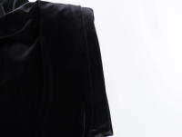 , nable Año Nuevo Corto sin mangas con hombreras de terciopelo, elegante vestido de noche para mujer - details 8