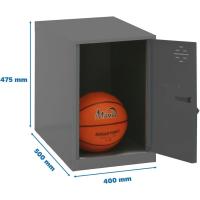 Taquillas Vestuario Pequeña 475x300x500 mm Amario Metalico Pequeño Incluye Llave Gris Simonlocker - details 5