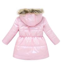 Manténgase abrigado y parece con estilo: chaqueta térmica con capucha para niña con acolchado alternativo de plumón para invierno - details 11