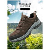 Zapatos de Senderismo Transfronterizos para Hombre Antideslizantes, Resistentes al Desgaste, Transpirables, Absorbentes de Sudor Zapatos de Deportes de Acampada, Correr - details 3