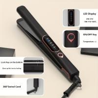 Plancha para el pelo 2 en 1 de 2,54 cm, con revestimiento de cerámica y titanio, alisadora de doble voltaje - details 1