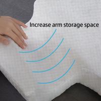 Almohada de Espuma Viscoelástica Transpirable para Parejas, Soporte antipresión para abrazaderas y Brazos, Ideal para Alivio - details 3