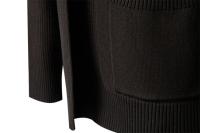 Cárdigan de algodón de invierno para hombre, suéter tejido con cuello a la moda para hombre - details 8