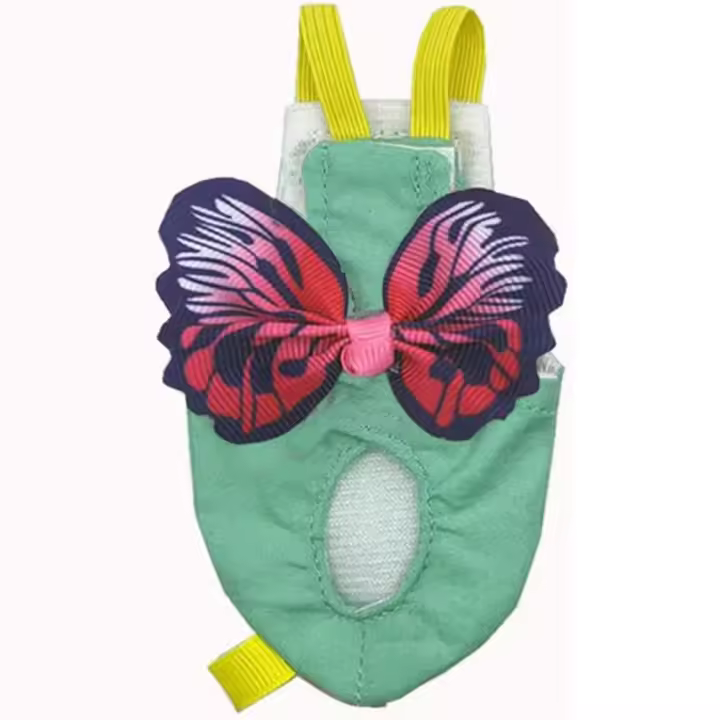 Traje de Vuelo para Pájaros con Forro Impermeable Prenda de Pañales para Pájaros Exóticos con Cuerda de Vuelo - 1