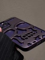Funda de Teléfono con Diseño de Calavera Mate Disipación de Calor Hueco - details 1