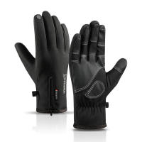 Guantes de esquí de invierno impermeables, guantes de nieve, deportes al aire libre, Snowboard, esquí, pantalla táctil, guantes de lana, antideslizantes, cálidos, dedos completos - details 8