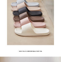 Sandalias de Suela Suave EVA Zapatillas de Ducha Cómodas para Hombres Zapatos de Pareja al Aire Libre de Color Sólido - details 13