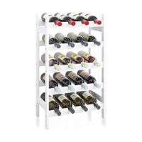 Soporte de Bambú para Botellas Independiente de 7 Niveles para Cocina, Depósito, Bodega, Bar - details 16