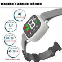 Collar automático antiladridos para perros, collares a prueba de ladridos, tapón de ladridos con pantalla digital, collar de entrenamiento recargable por USB para perros - details 4