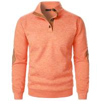 Top de suéter de punto casual de manga larga con cuello levantado para hombre de otoño e invierno - details 46