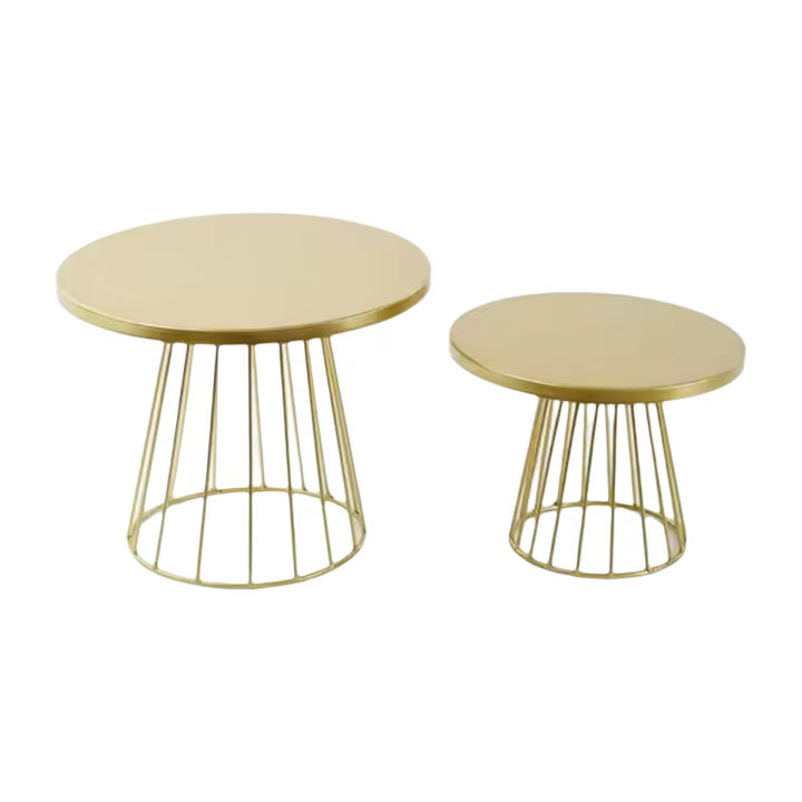 Soporte de Metal para Pasteles de 2 Piezas Exhibición de Magdalenas Estilo Pilar de 8/10 Pulgadas - 1