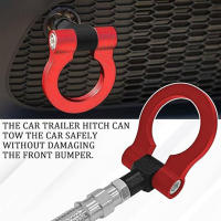 Gancho de remolque de parachoques delantero de coche, gancho de remolque de vehículo impermeable para remolque, ajustes de seguridad - details 5