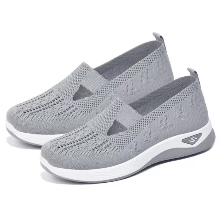 Zapatos descalzos transpirables, zapatos ortopédicos cómodos, zapatillas antideslizantes para caminar con soporte para el arco para mujer - 1