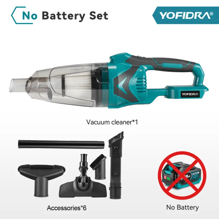 Aspiradora Eléctrica Portátil Inalámbrica Batería Recargable Filtro HEPA - 1