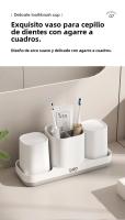 Portaje de Dientes Eléctrico Multifuncional Taza de Baño para Dientes Pareja - details 9