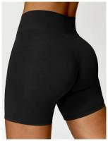 Pantalones cortos de Yoga para mujer, Shorts de Fitness de cintura alta, transpirables, con sensación de nube - details 30