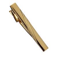 Clip de Corbata Corta para Hombres Estilo Sencillo Abrazadera de Rosa Dorada - details 6
